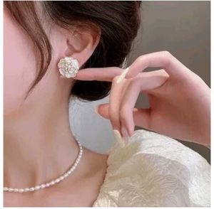 Pearl Flower Earrings