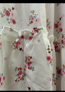 Floral off-shoulder summer dress