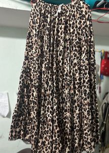 Leopard Print Skirt