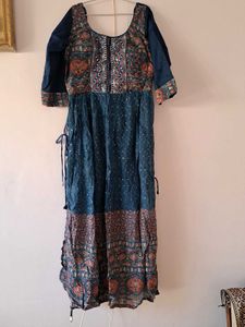 Blue 3 Pc Naira Cut Suit