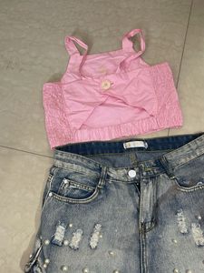 Pink Crop Top A only ❤️
