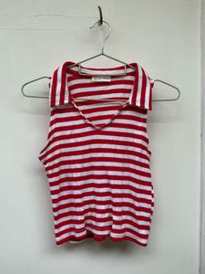 Striped Crop Top