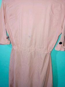 Peach Color Stretchable Dress 🥰