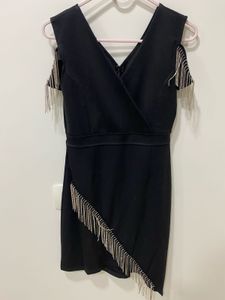 Little Black Dress with Fringe