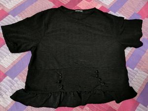 New Stylish Black Crop Top