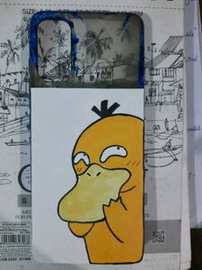 Psyduck Art For Phone Cover 😁