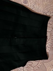 Black Pleated Skirt