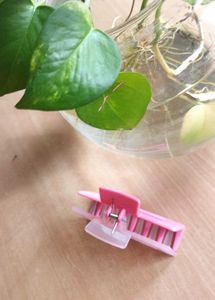 Pink Hair Claw Clip