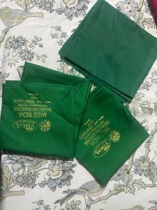 3 Plain Green Blouse Piece