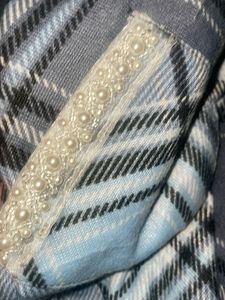 Pintresty oversized check shirt