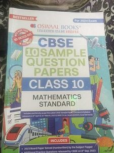 Oswal Sample Paper For Class 10th Mathematics
