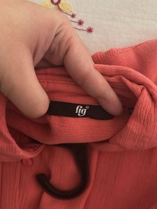 Women Orange Casual Shirt