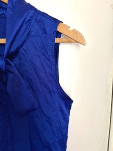 Beautiful Satin Top With Tie