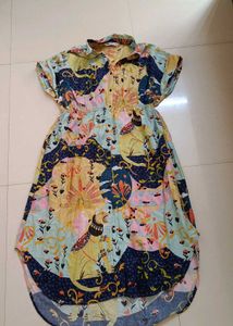 Floral Maternity Midi Dress Used Rarely Women XL