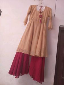 Frock Plazo Set