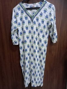 Floral Print Kurta