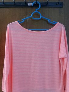 Oversized Neon Orange Top