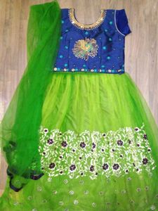 Lehenga Choli (Padded) Cancan Attached