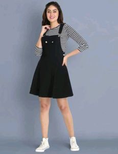 Women Black Dungree