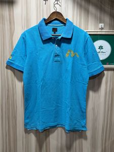 Evisu Far East Embroidered Front Logo Polo TShirt