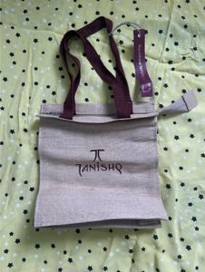 Tanishq Jute Bag For Jewellery