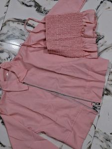 Pink Two-Piece Outfit Not Wear