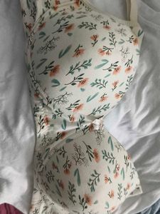 Floral Print Bra