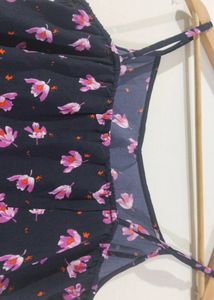 Floral Sleeveless Frock