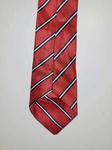 Striped Red Tie