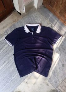 Stylish Navy Blue Polo Shirt