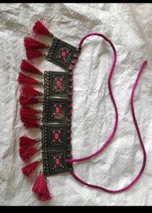 Royal Blue Tassel Necklace 💙