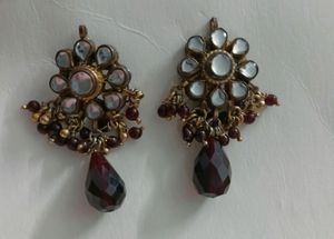 Floral Kundan Earring