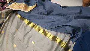 Elegant Grey Saree