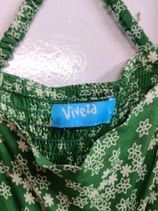 Green Floral Maxi Dress