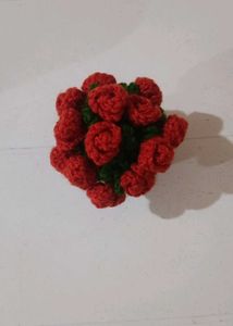 Handmade Crocheted Cotton Coaster &amp; Basket Set