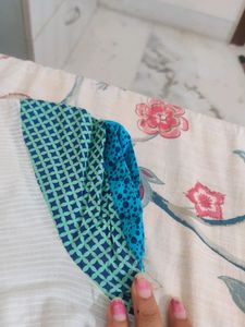 Biba White Summer Kurti