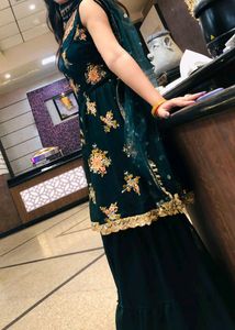 Sharara Suit With Duptta