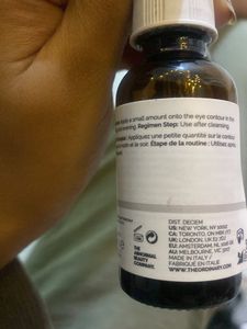 The Ordinary Under Eye Solution