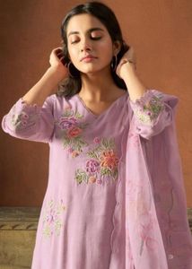 Elegant Embroidered Kurta Set