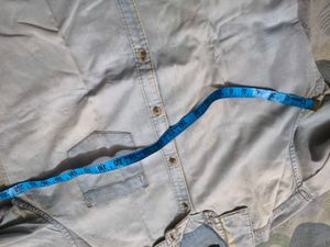 Highlander Cotton Denim Shirt For Men In L 40 Size