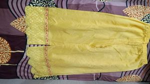 Yellow Embroidered Kurta Set