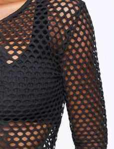 FOREVER 21 Fishnet Crop Top