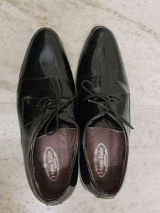 Horse Rider Black Formal Shoes