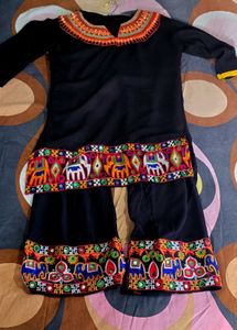 Kurti And Pant Of Rajasthani Work