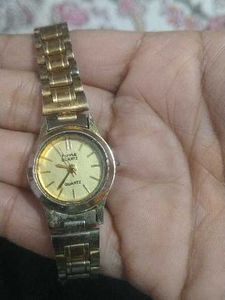 Elegant Gold-Tone Ladies Watch