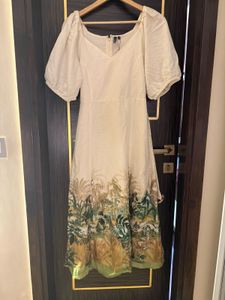 Floral Print Midi Dress Brand New
