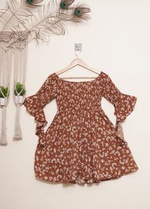 Floral Off-the-Shoulder Mini Dress