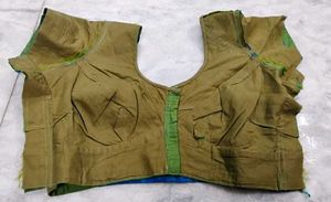Green color Silk Blouse