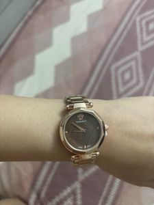 Versace Rose Gold Women Watch