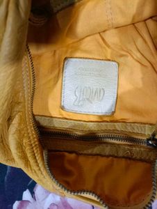 Imported Genuine Leather Hobo Bag